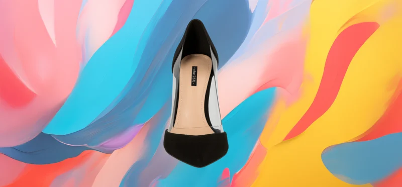 The25x – Glass Effect Pointed Pumps