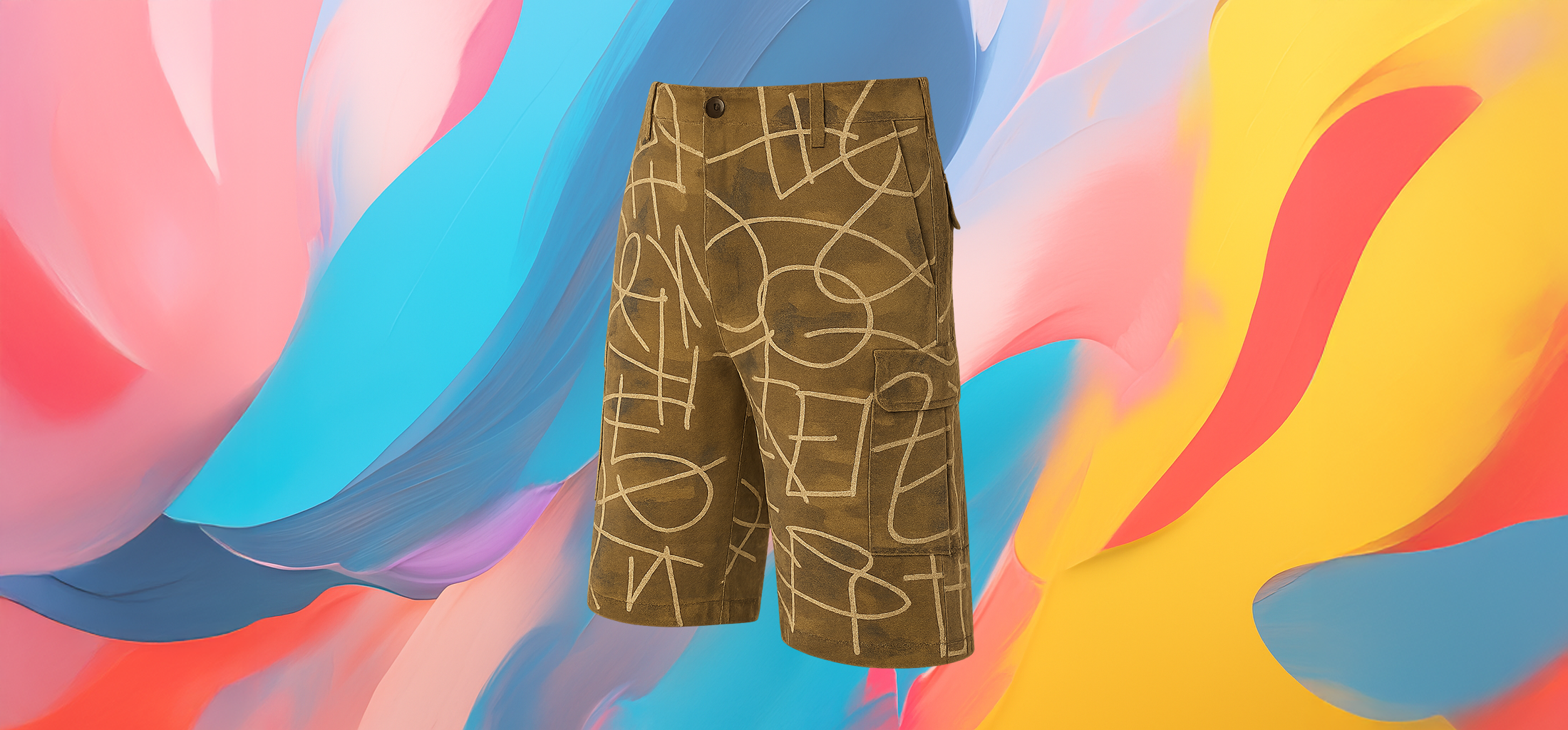The 25x Reworked Camo Cargo Shorts - Image 2