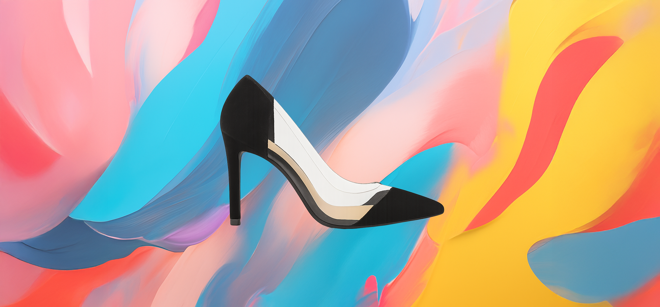 The25x – Glass Effect Pointed Pumps - Image 2