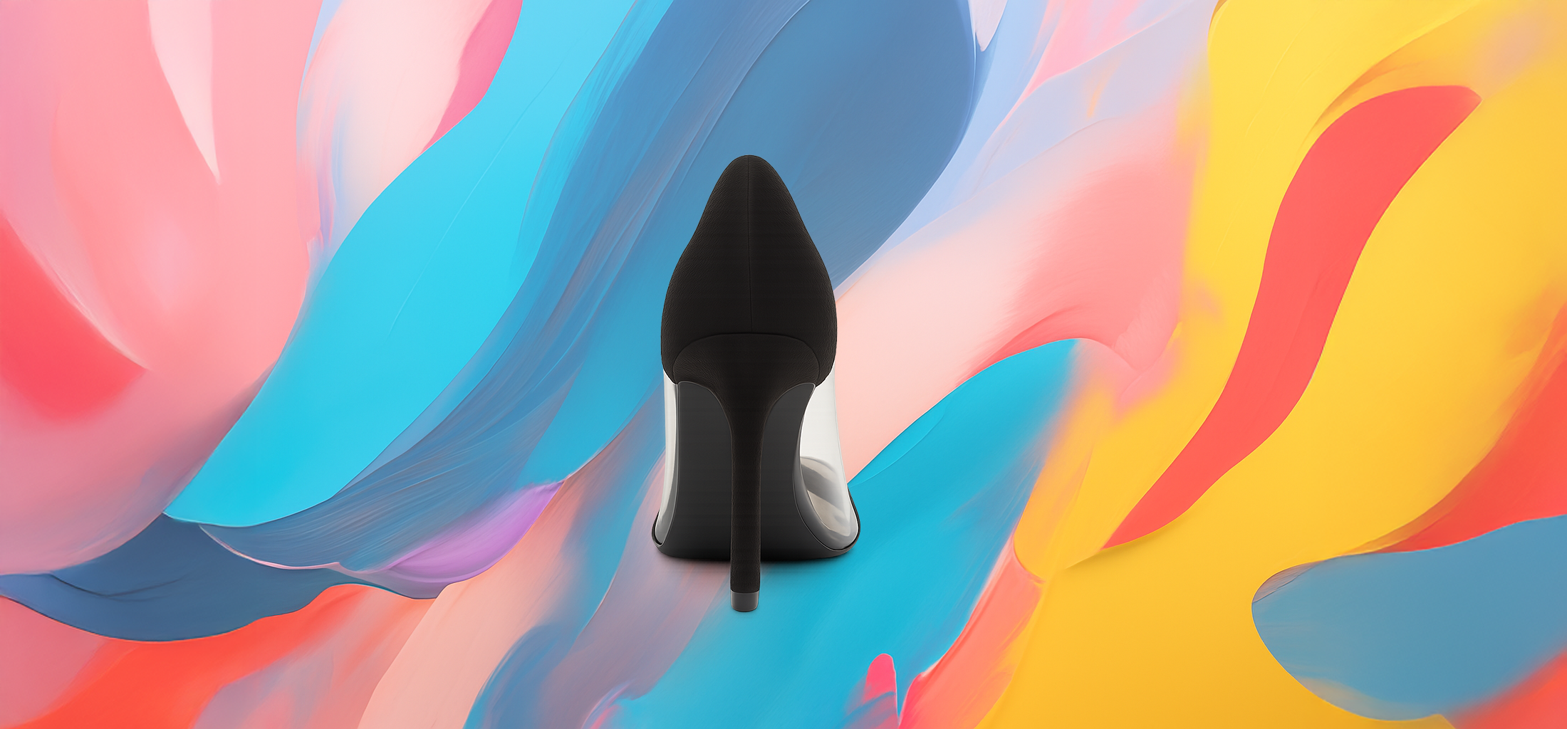The25x – Glass Effect Pointed Pumps - Image 4