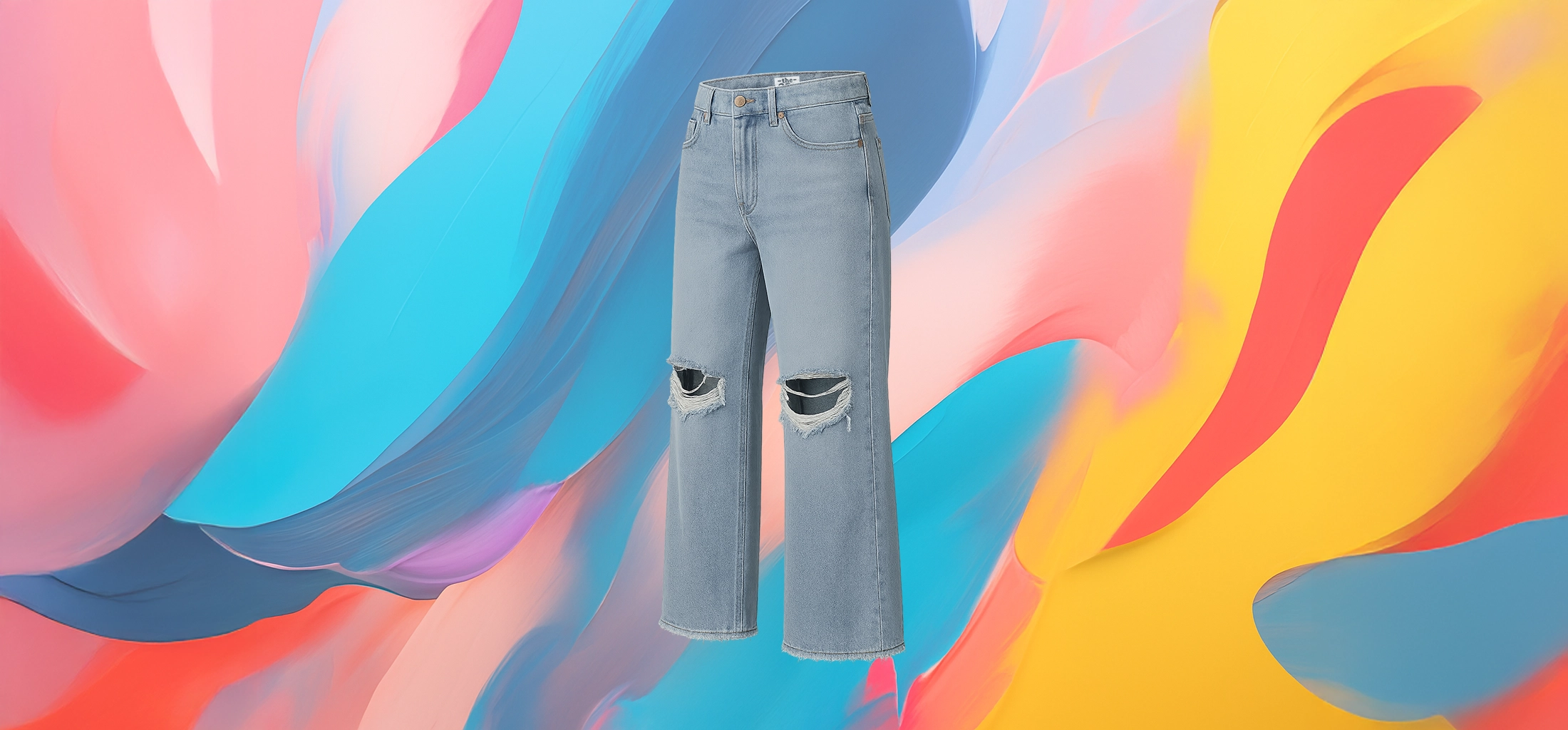 The 25x Vintage Ripped Wide Leg - Image 2