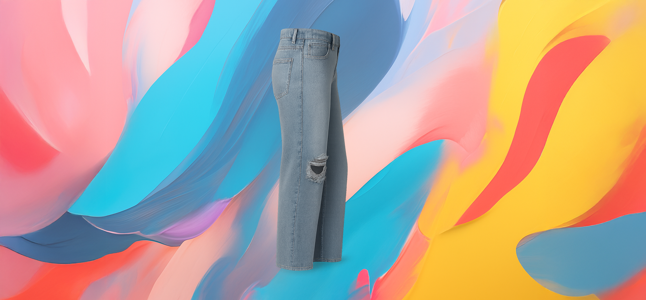 The 25x Vintage Ripped Wide Leg - Image 4