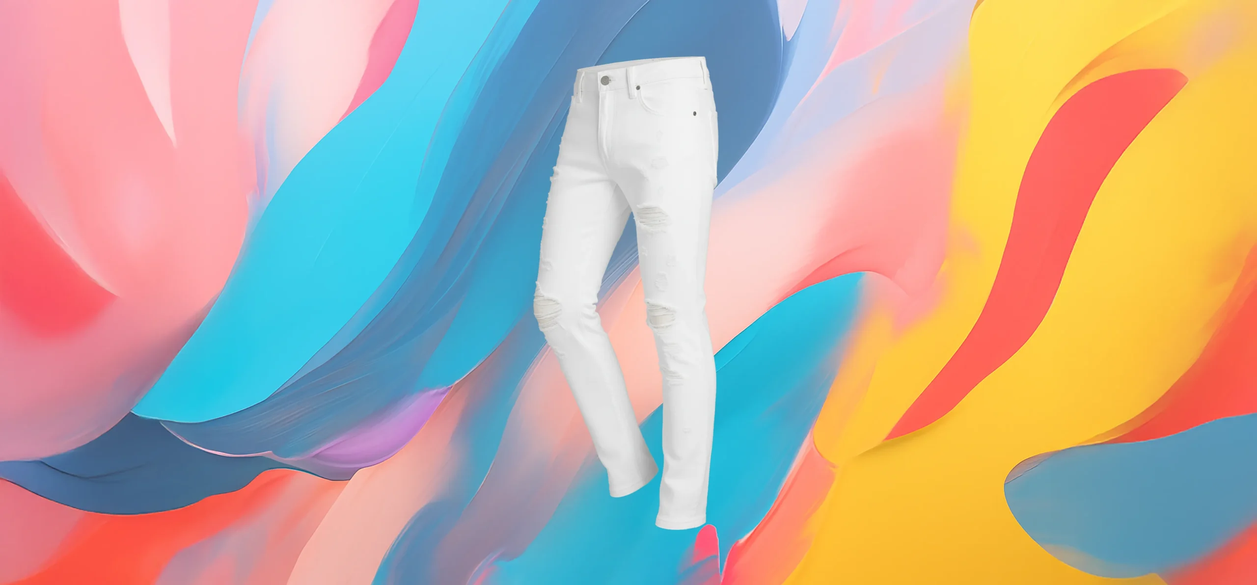 The 25 X White Ripped Jeans - Image 4