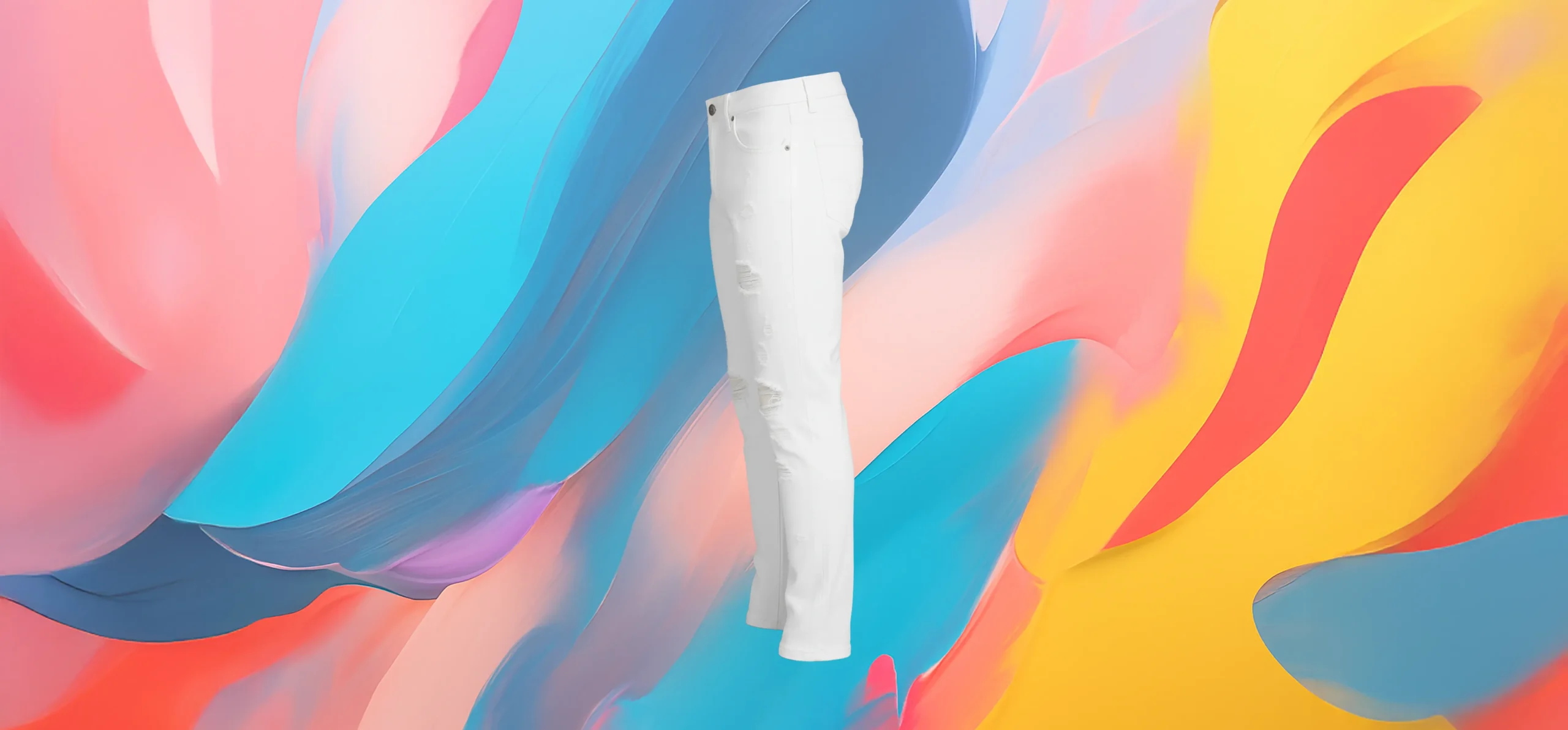 The 25 X White Ripped Jeans - Image 3