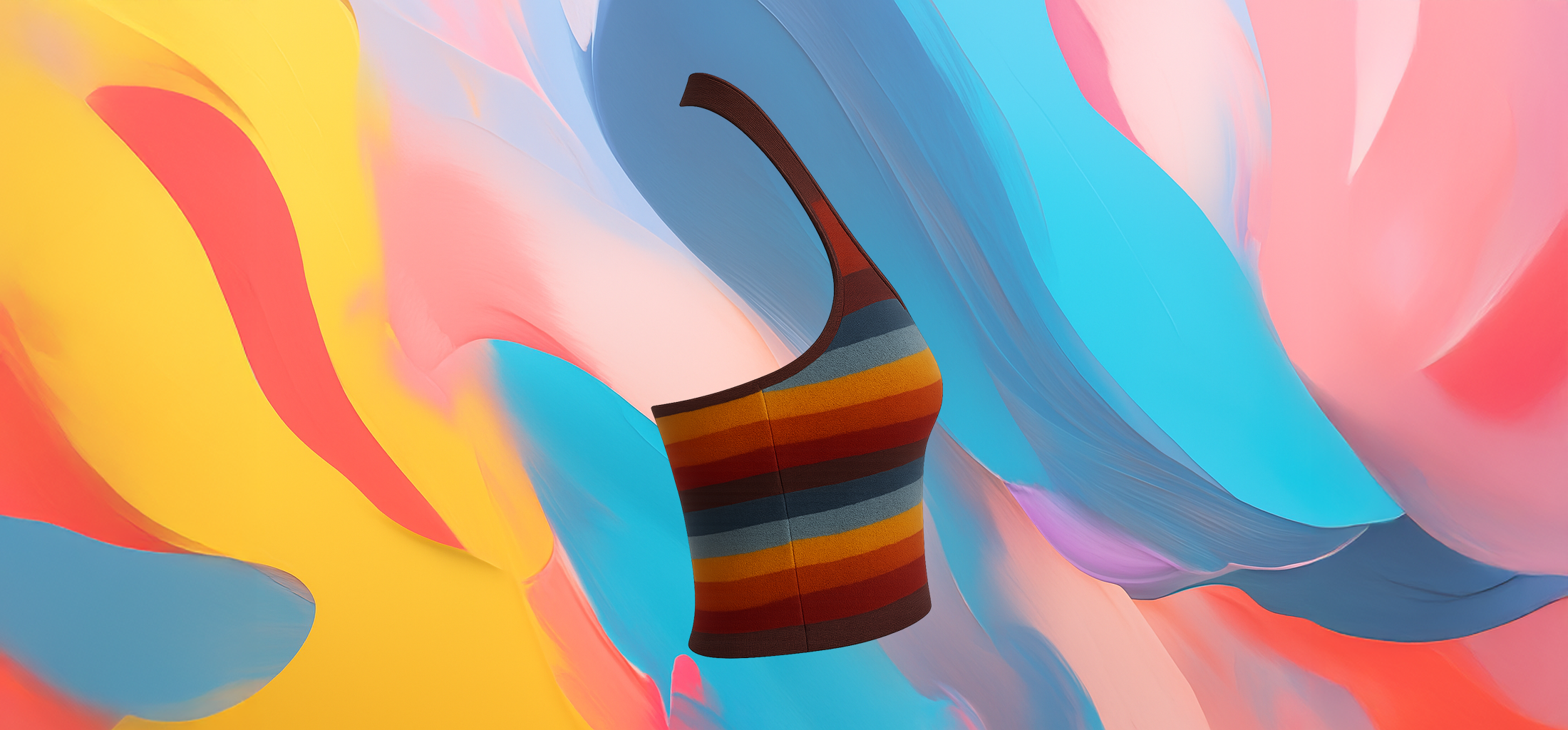 The 25x Rainbow Halter Crop - Image 4