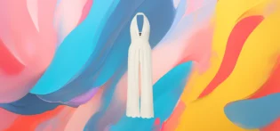 Produit#14-1 The25x – Women’s White Halter Backless Jumpsuit