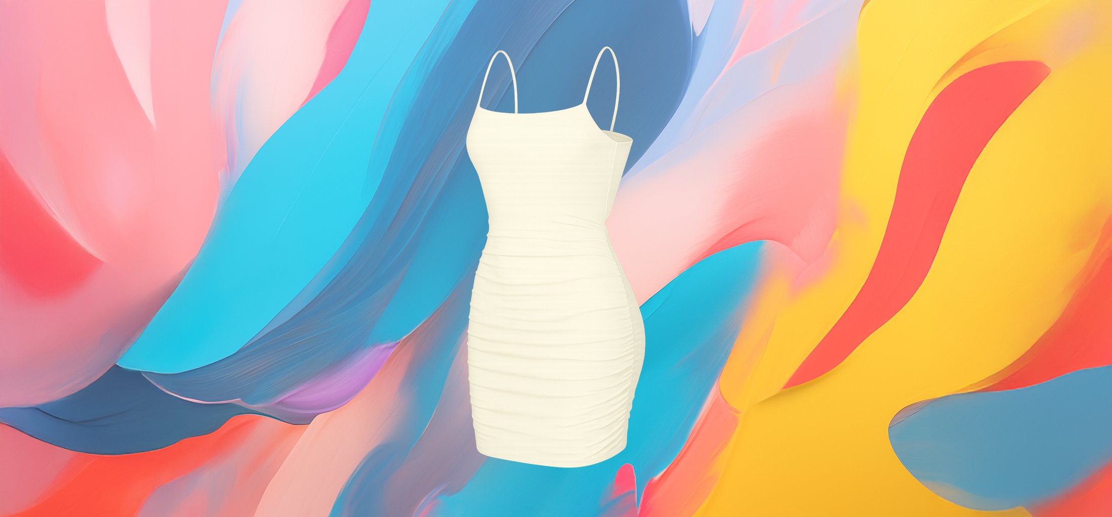 The 25 X White Sleek Bodycon Mini Dress - Image 2
