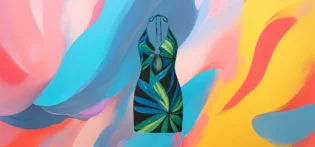The 25 X Ocean Leaf Dress