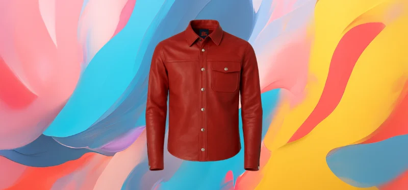 The 25 X The Iconic Red Leather Shirt