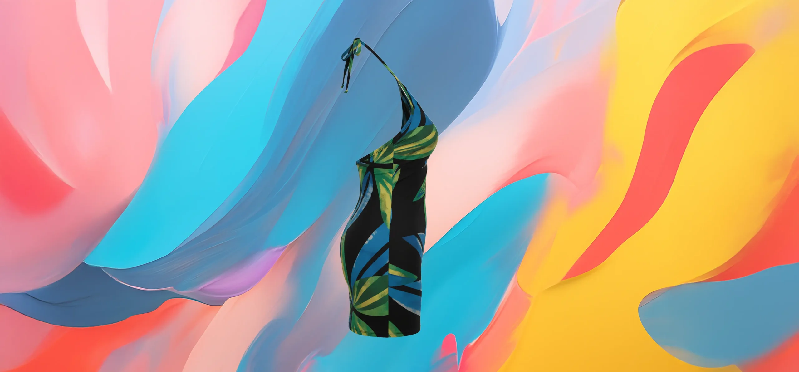 The 25 X Ocean Leaf Dress - Image 4