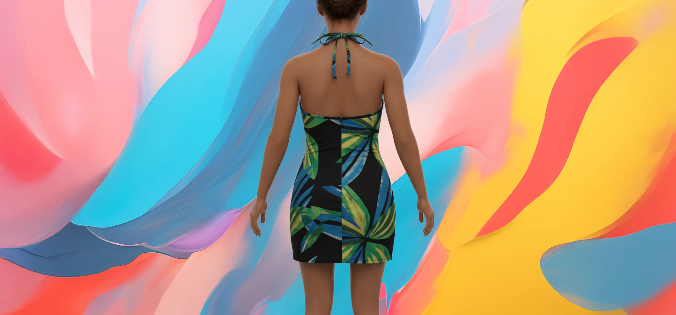 The 25 X Ocean Leaf Dress - Image 5
