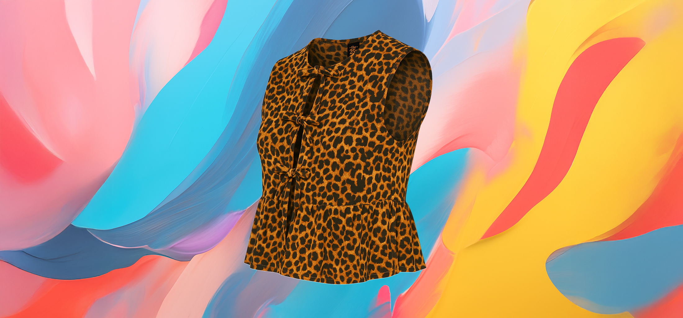 The 25x Flowing Leopard Print Top - Image 3