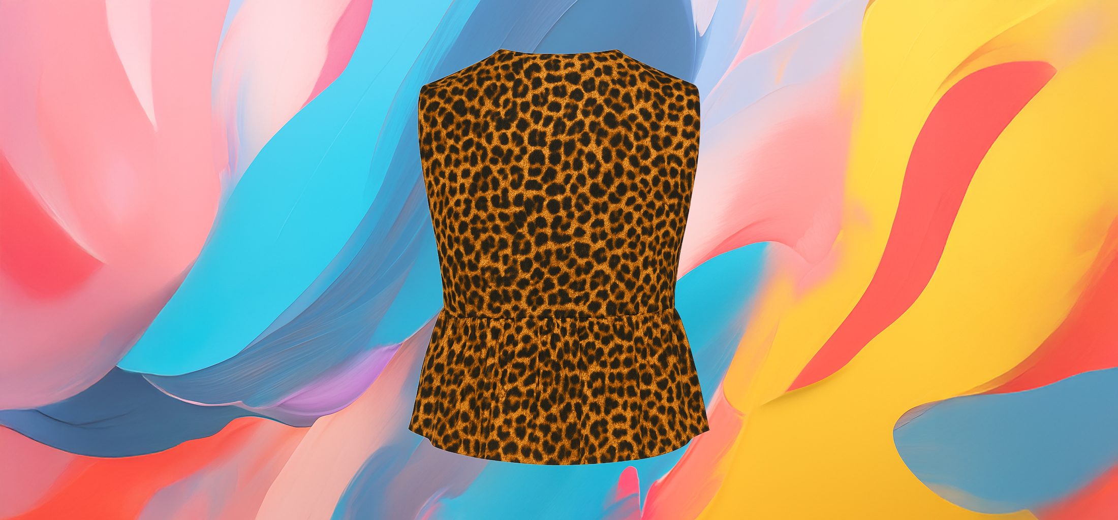 The 25x Flowing Leopard Print Top - Image 4