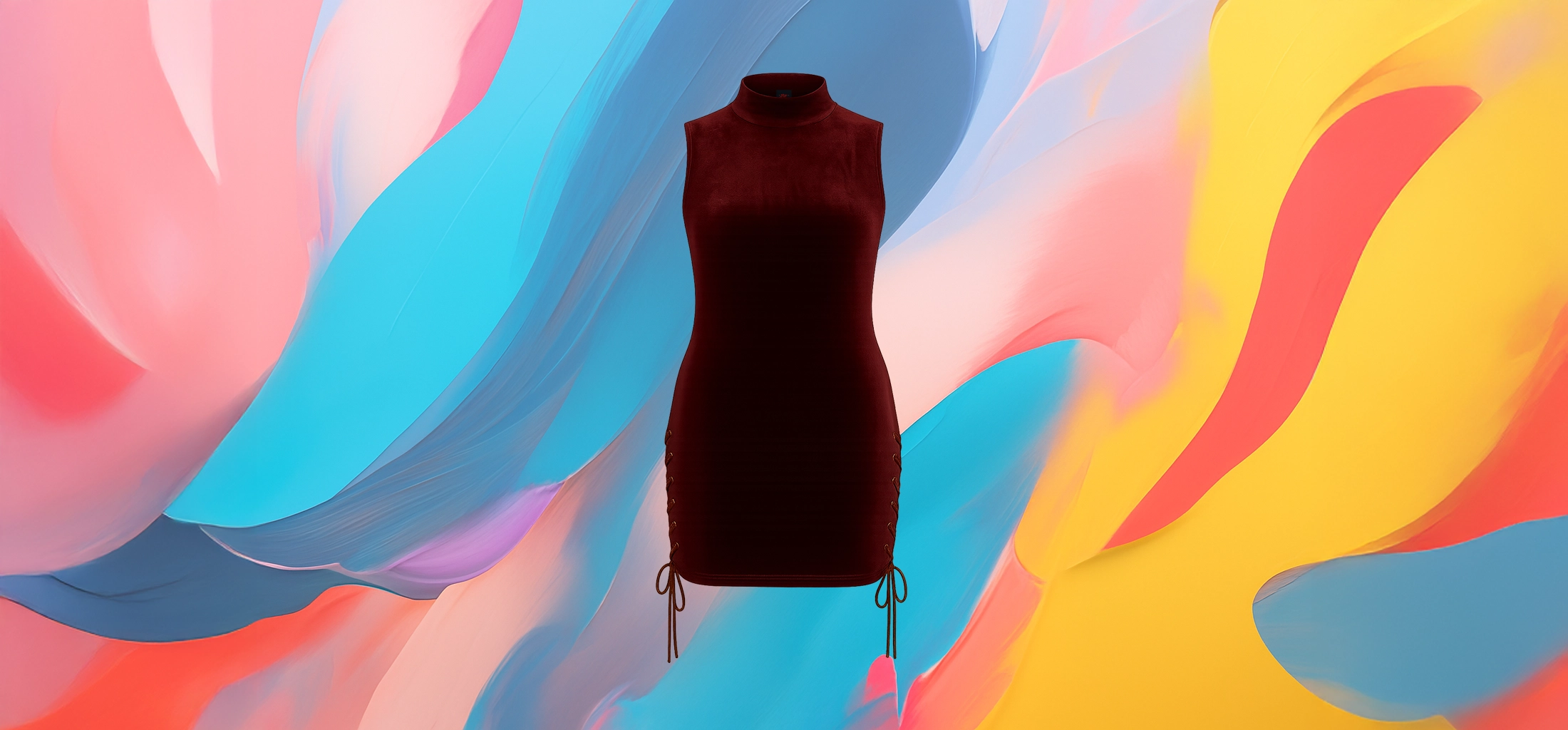The 25x Velvet Flame Dress