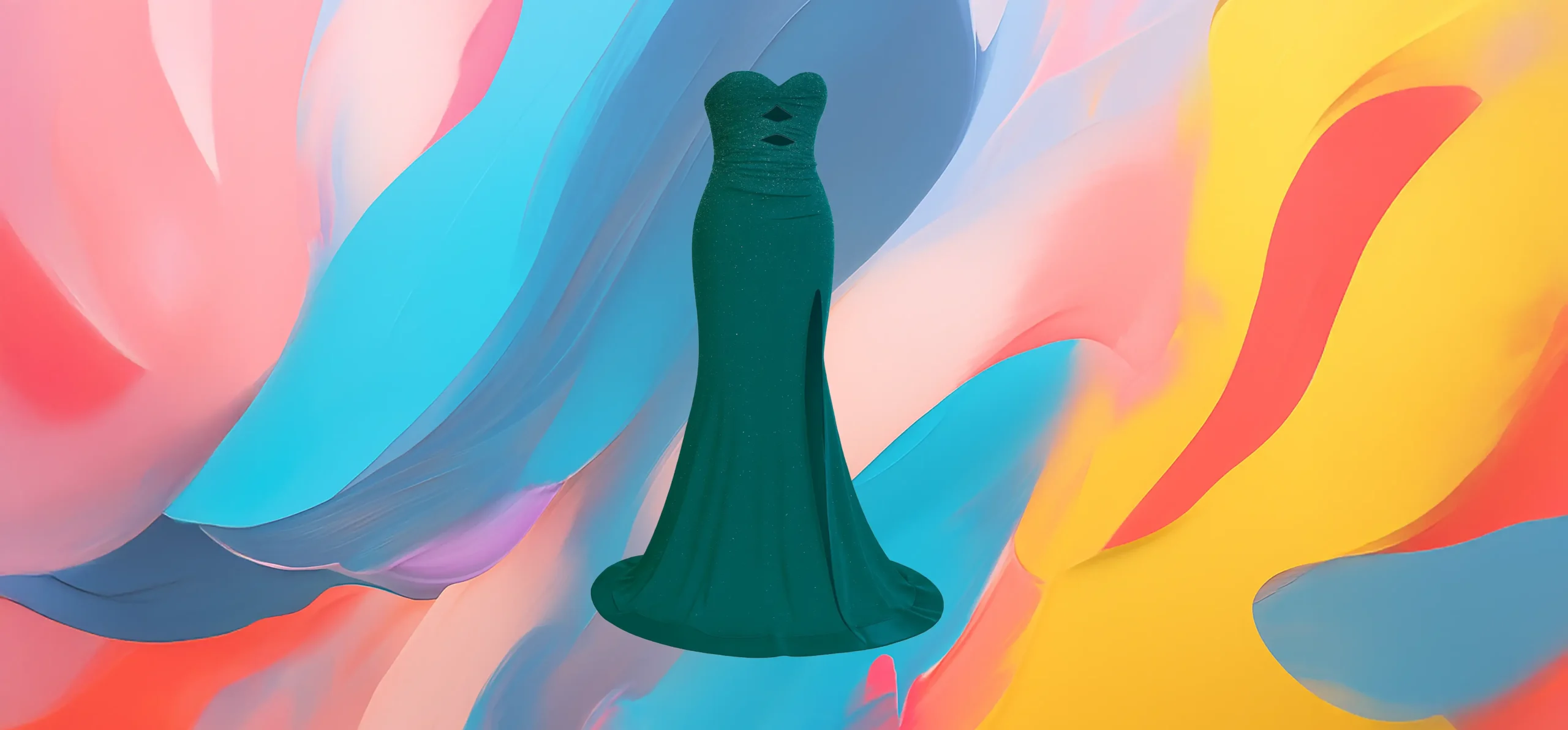The 25 X Emerald Muse Gown - Image 2