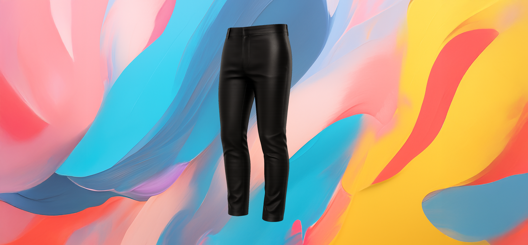 The25x – Men’s Skinny Fit Genuine Leather Trousers - Image 3