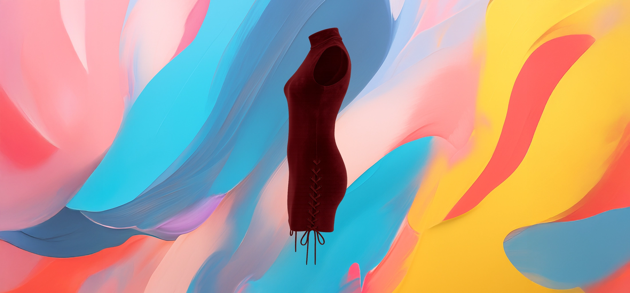 The 25x Velvet Flame Dress - Image 3
