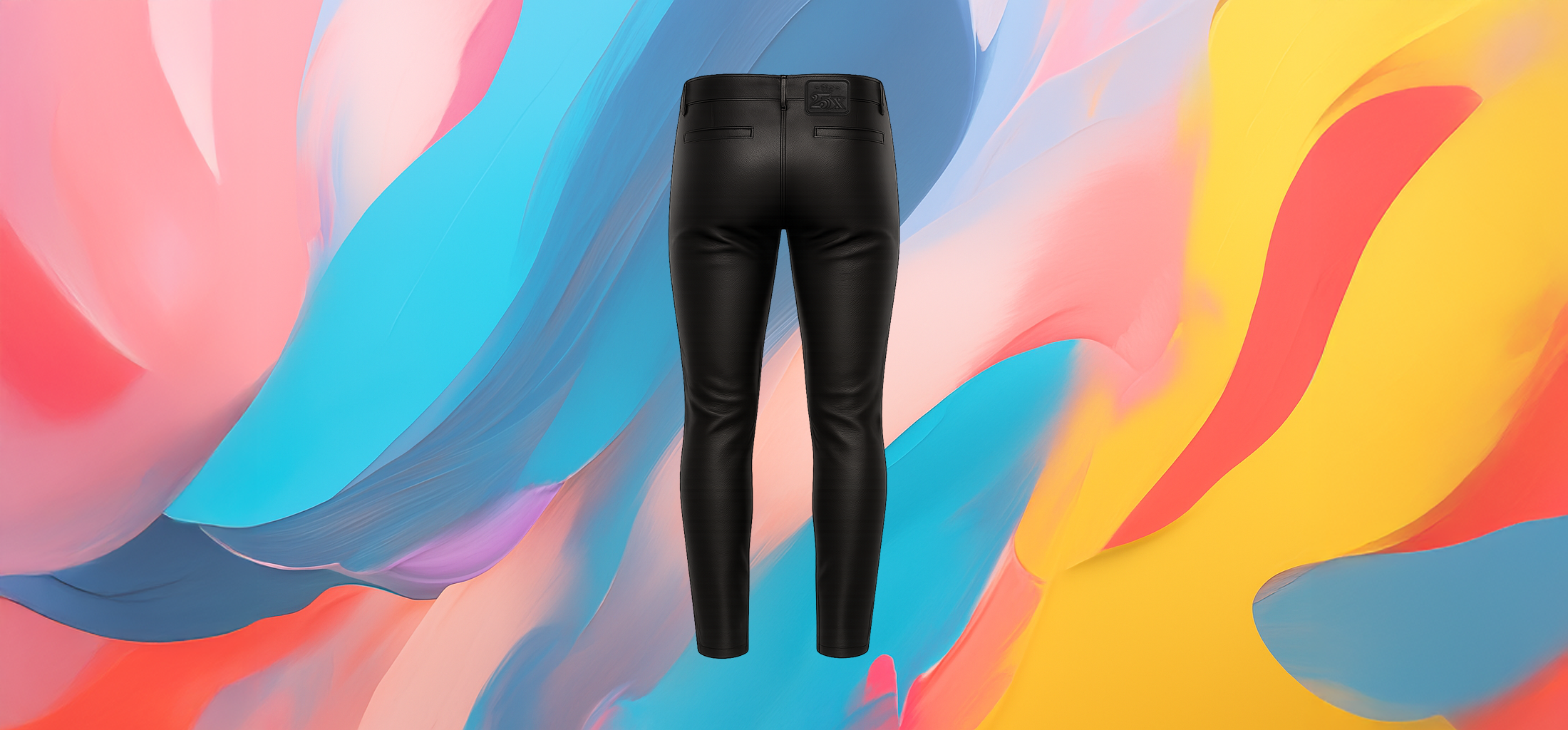 The25x – Men’s Skinny Fit Genuine Leather Trousers - Image 4