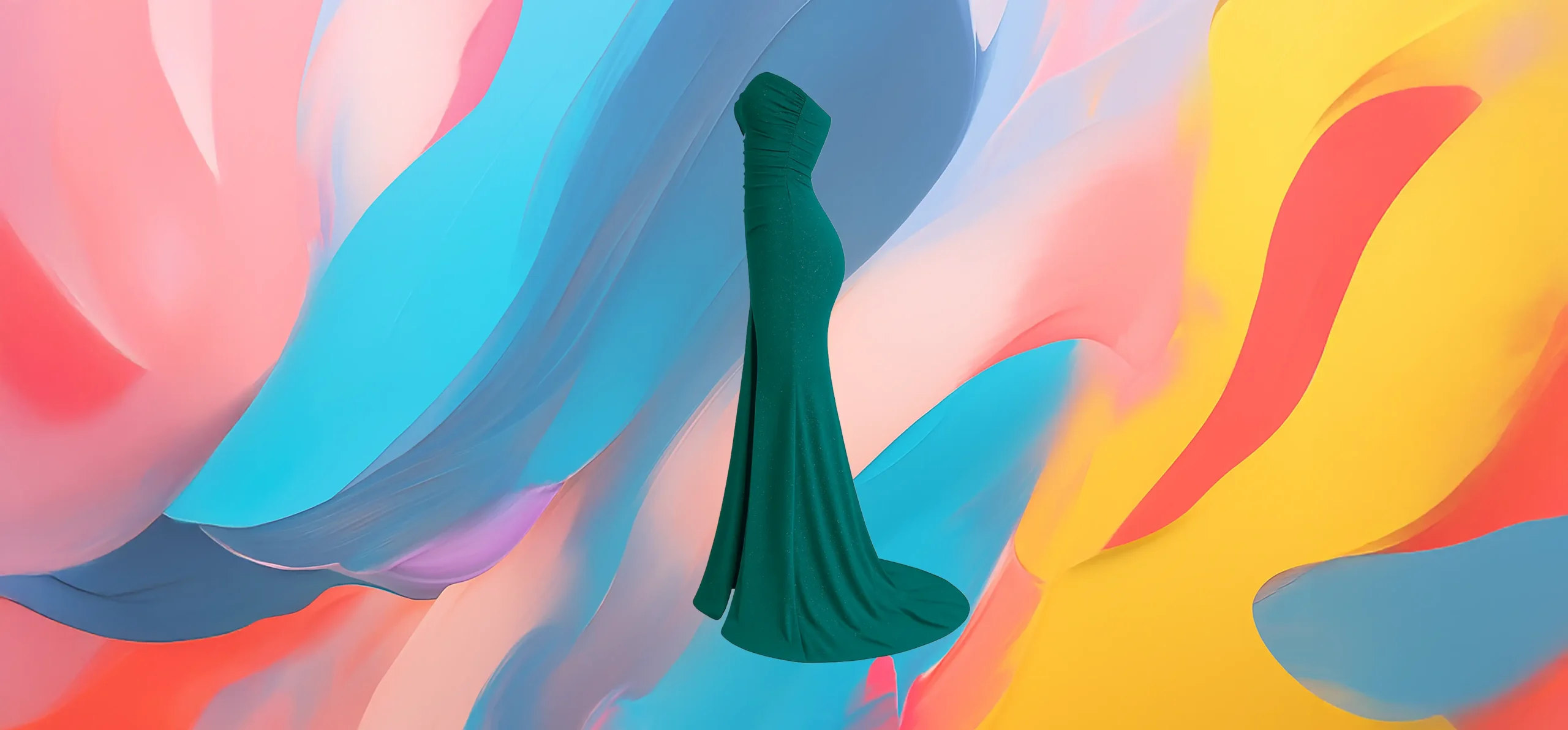 The 25 X Emerald Muse Gown - Image 4