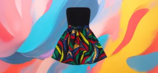Produit#6-1 The 25 X Dress Multicolor Ribbon Tie