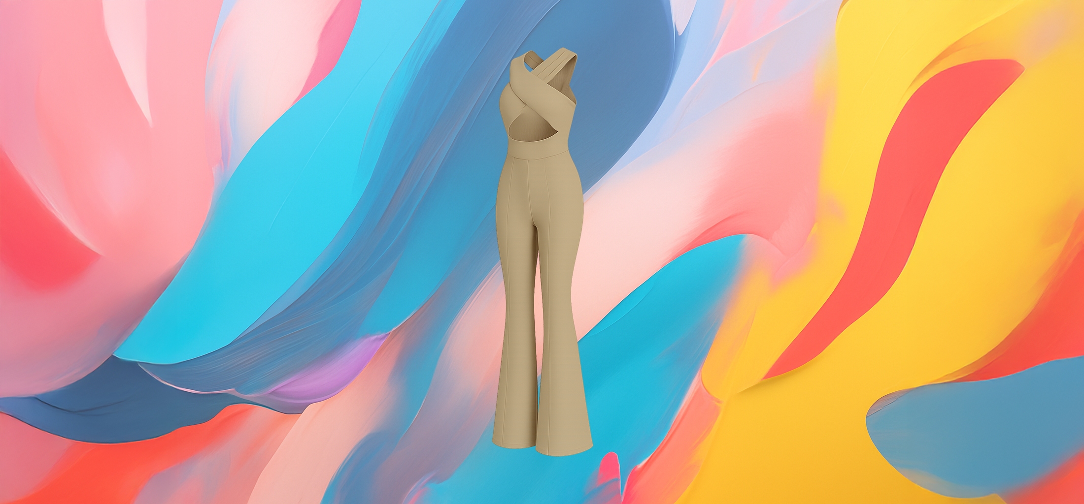 The25x – Cross-Strap Elegance Jumpsuit - Image 3