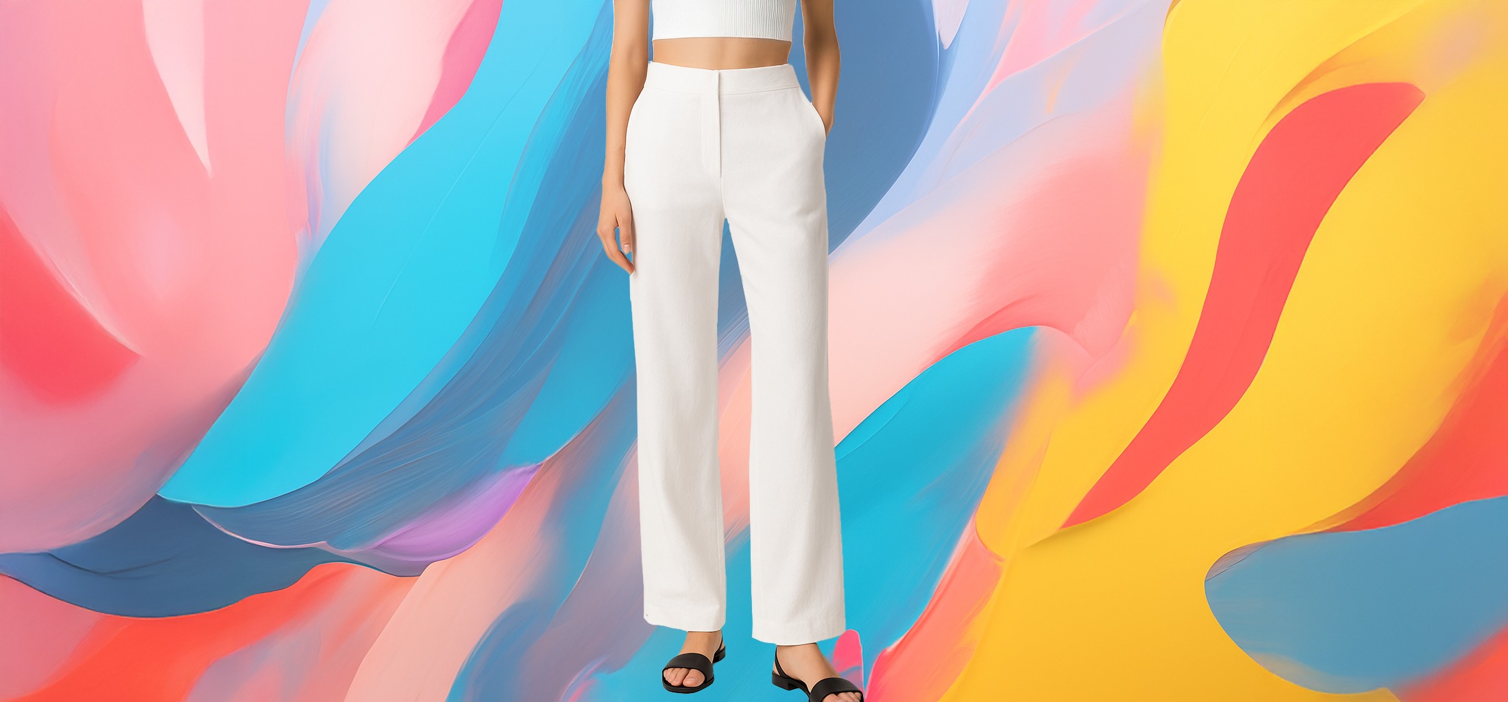 The 25x Women’s White Pants - Image 5