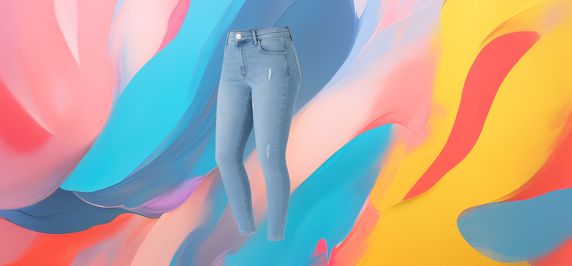 The25x – Women’s Blue Fashion Skinny Jeans - Image 3