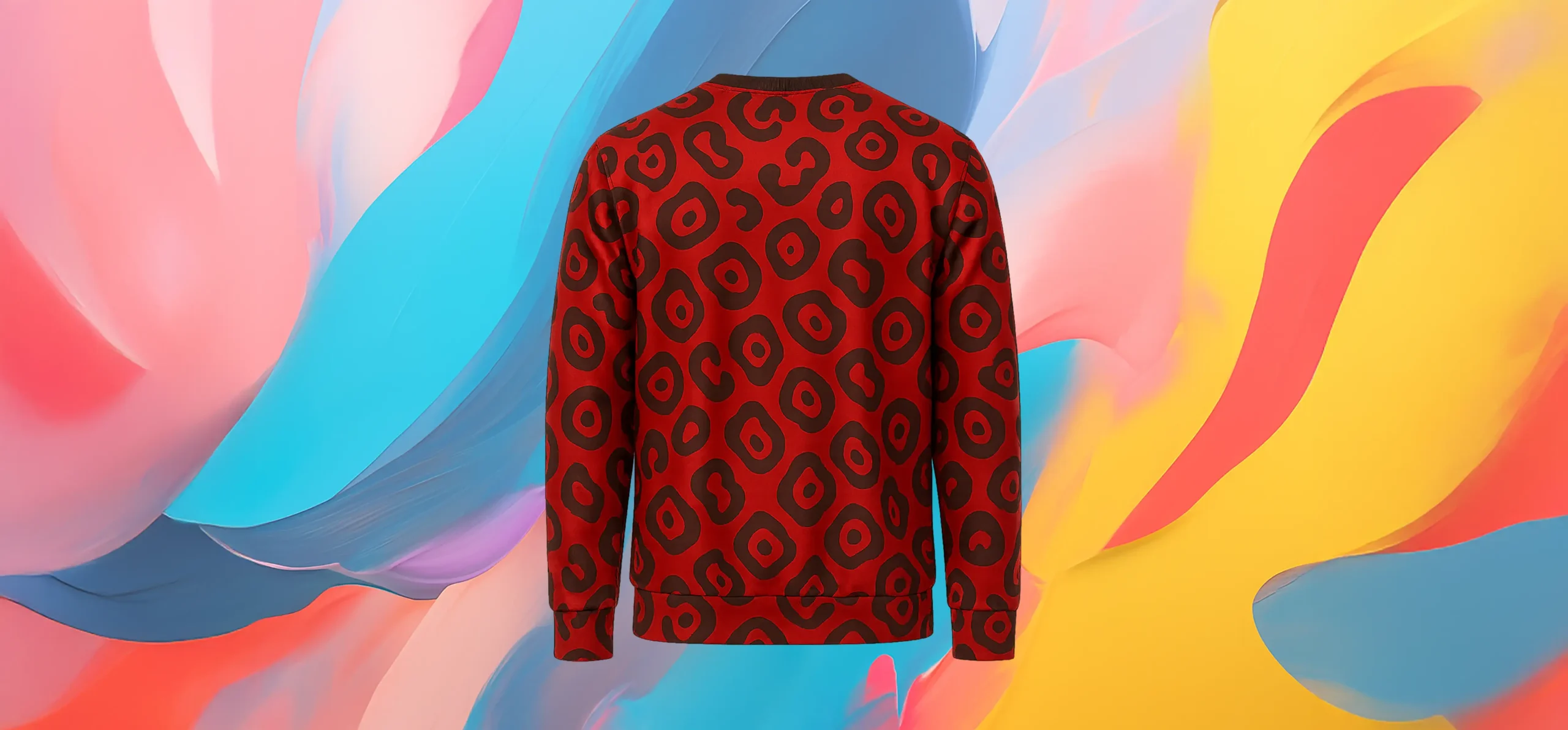 The 25 X Red Sweatshirt Leopard Pattern - Image 4