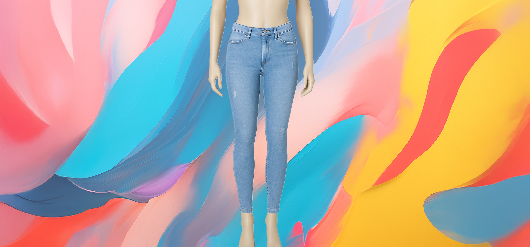The25x – Women’s Blue Fashion Skinny Jeans - Image 5