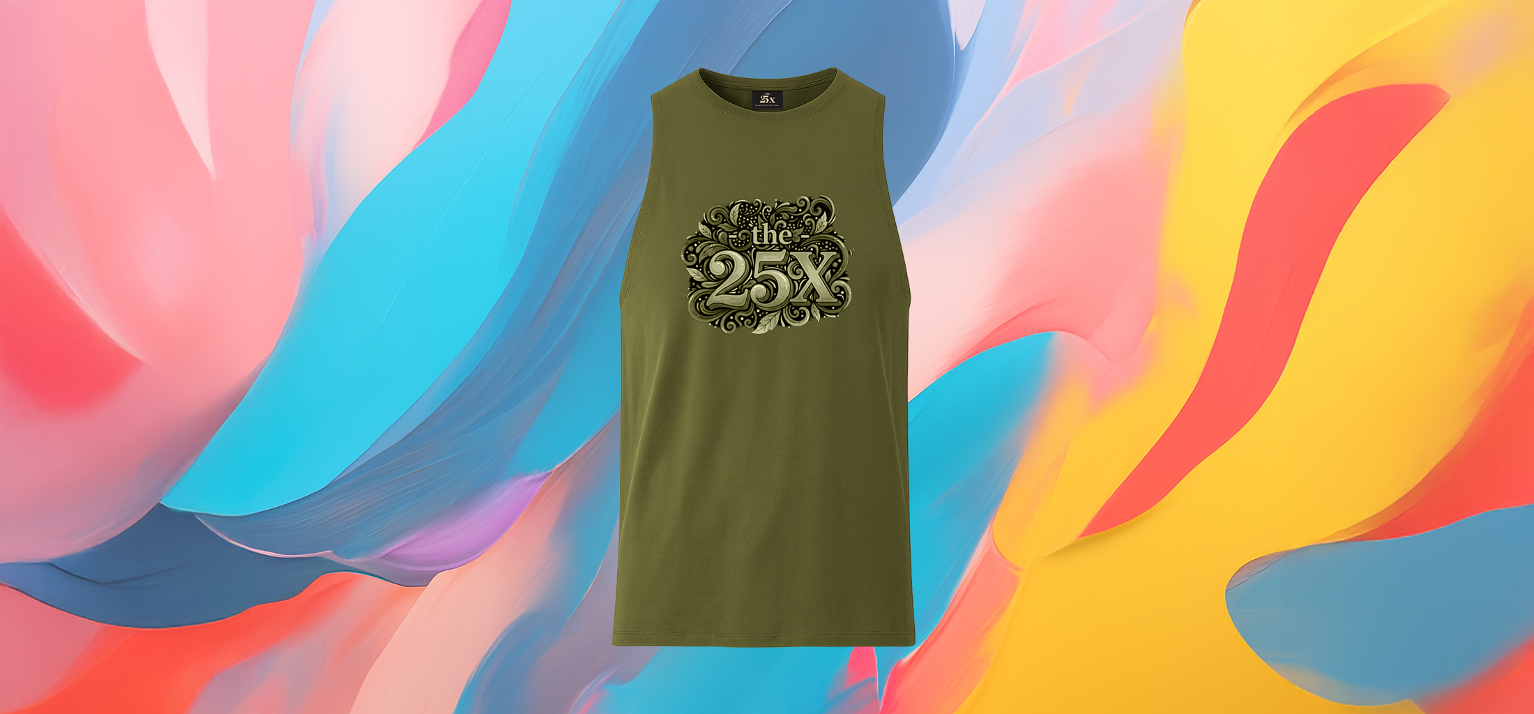 The 25x Men’s Breathable Fitness Khaki Green