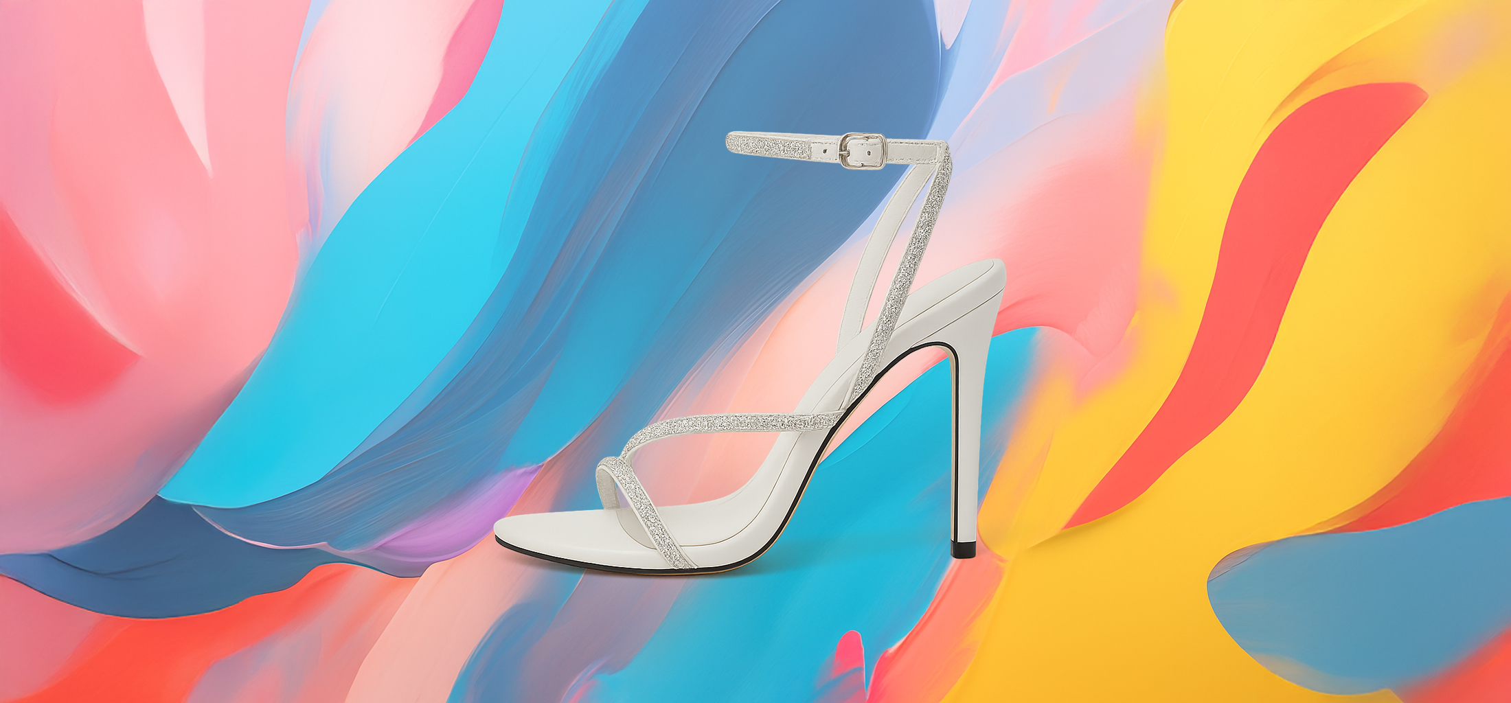 The25x – Crystal Strappy Stilettos - Image 2