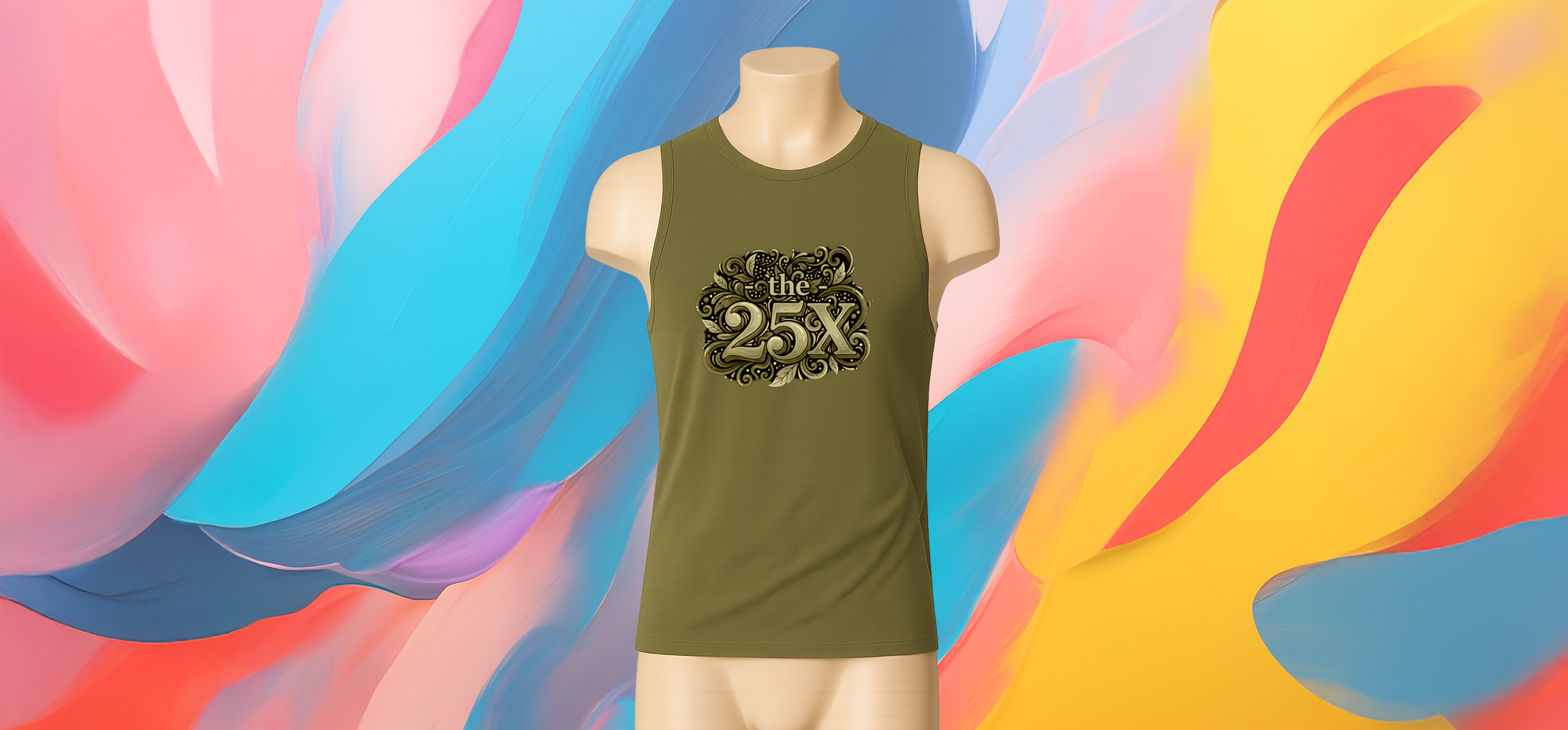 The 25x Men’s Breathable Fitness Khaki Green - Image 3