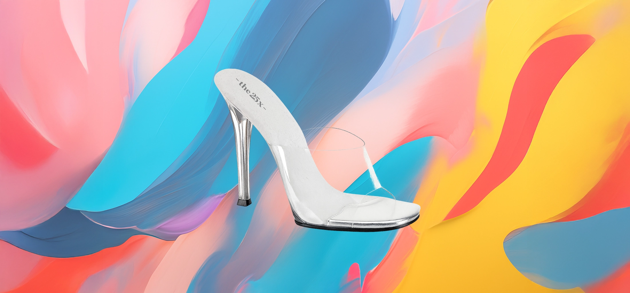The25x – Chic Clear Mule Heels - Image 4