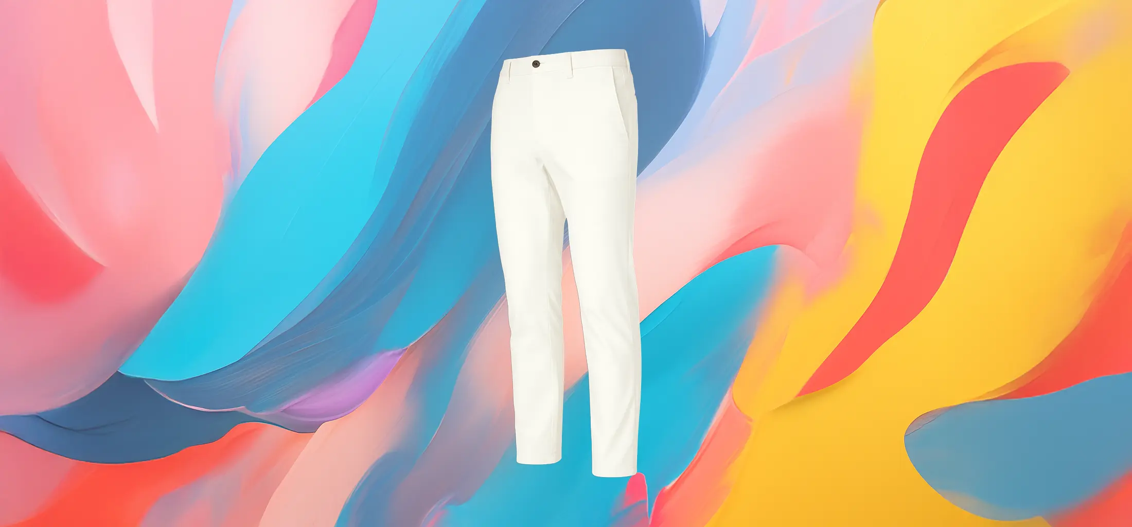 The 25x – White Straight-Leg Pants - Image 3