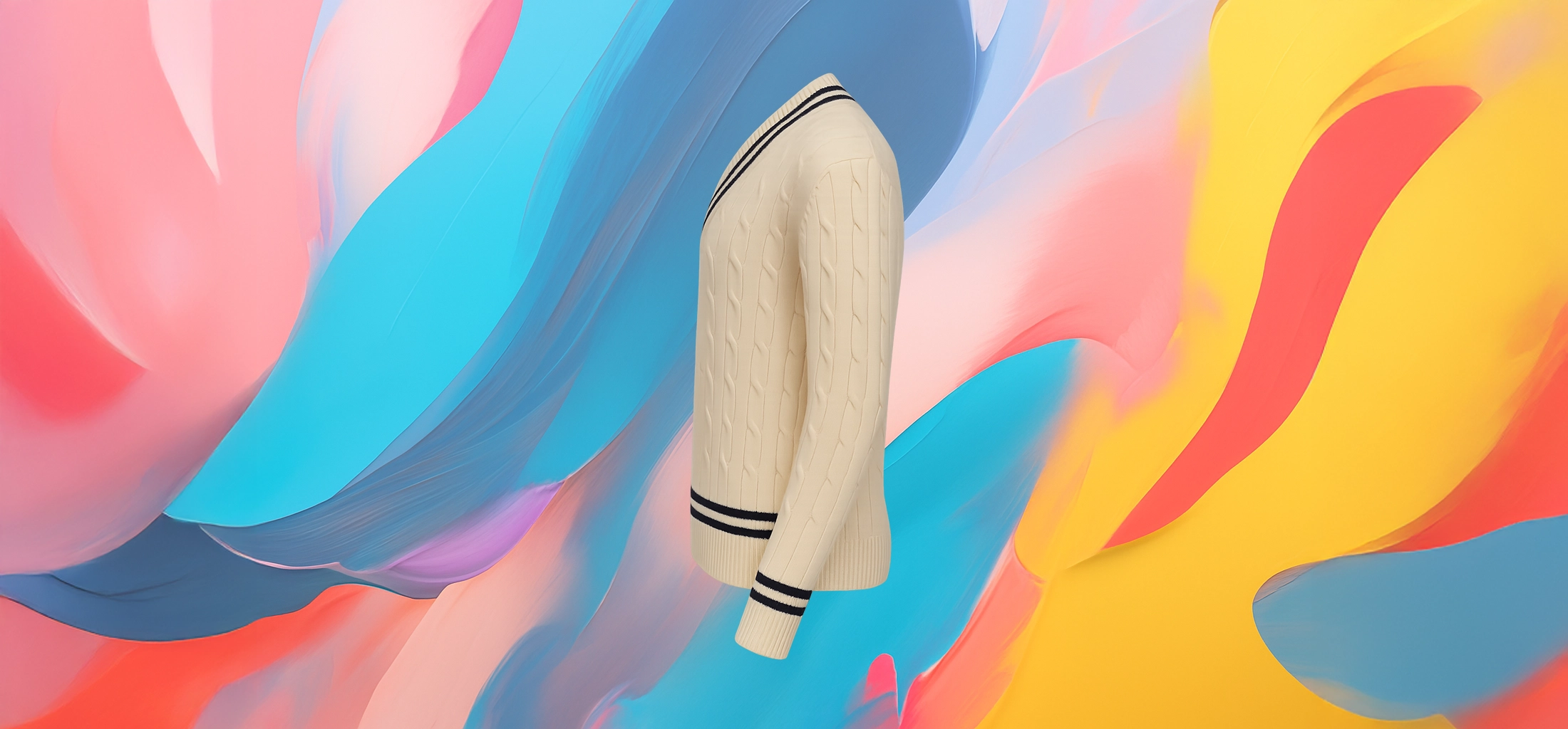 The 25x V-Neck Knit Sweater - Image 3