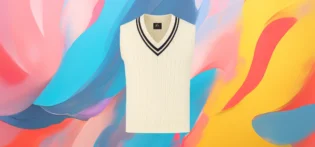 Produit# 4-1 The 25x V-Line Knit Vest