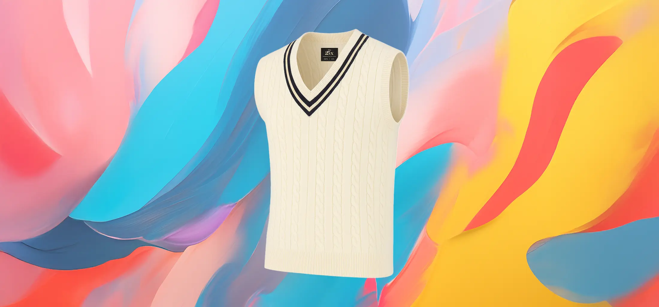 The 25x V-Line Knit Vest - Image 2