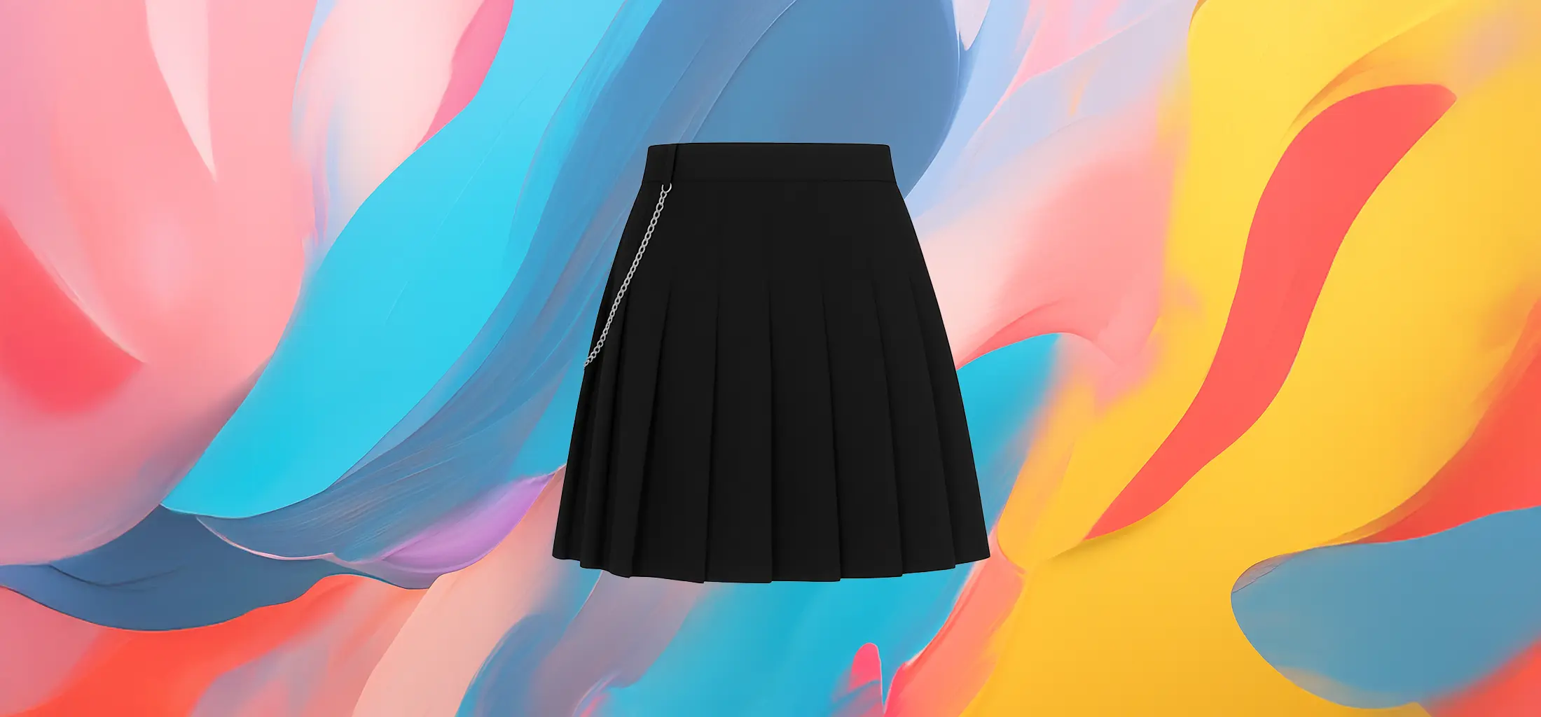The 25x – Black Asymmetric Mini Skirt - Image 4