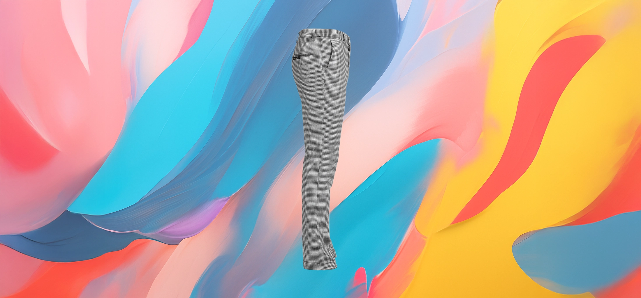 The 25 X Grid Check Chinos - Image 3