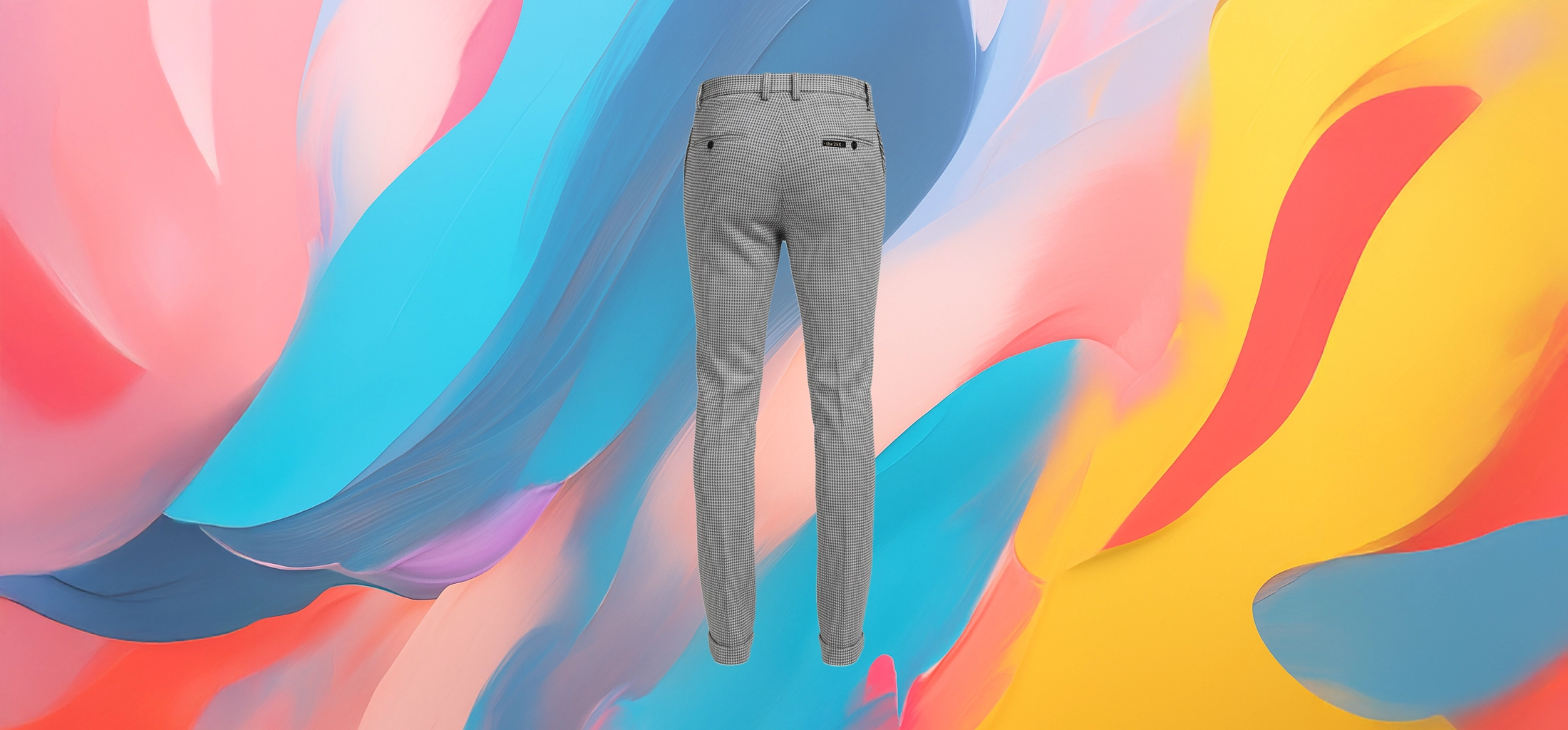 The 25 X Grid Check Chinos - Image 5
