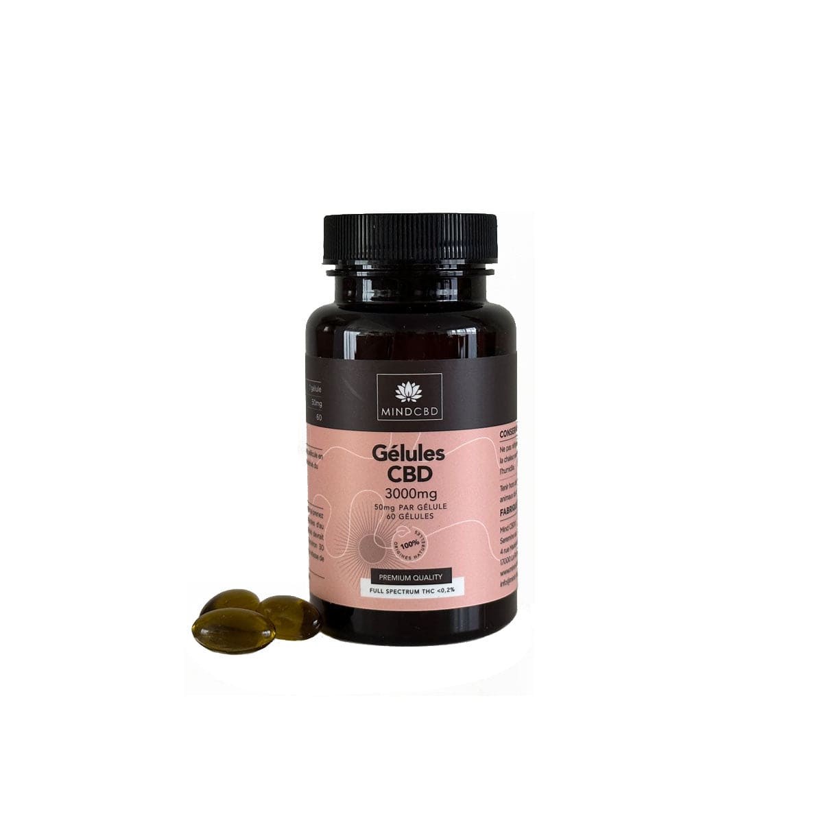 60 Gélules CBD Full Spectrum 3000mg - Image 2