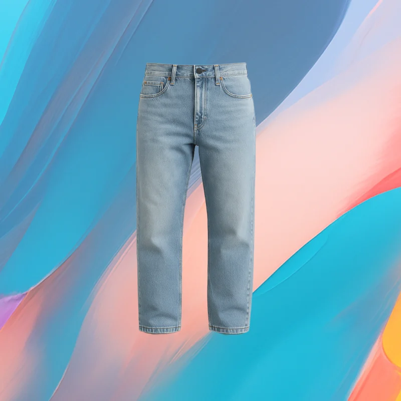 The25x “Rivertown Shadow” Unisex Light Blue Denim Jeans