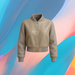 The25x Sandstone Varsity Jacket