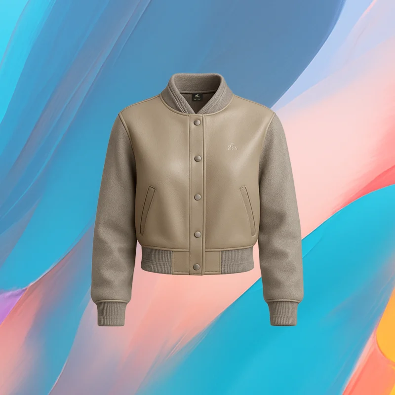 The25x Sandstone Varsity Jacket