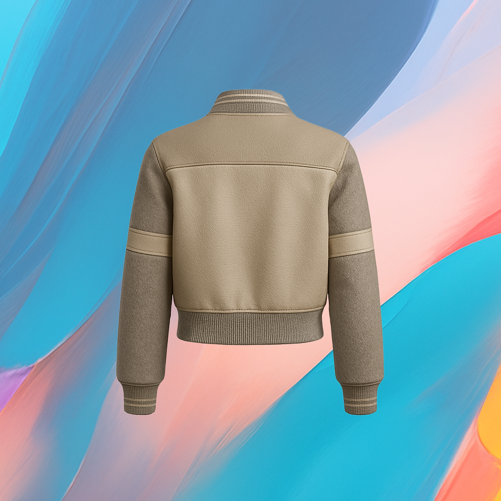 The25x Sandstone Varsity Jacket - Image 2