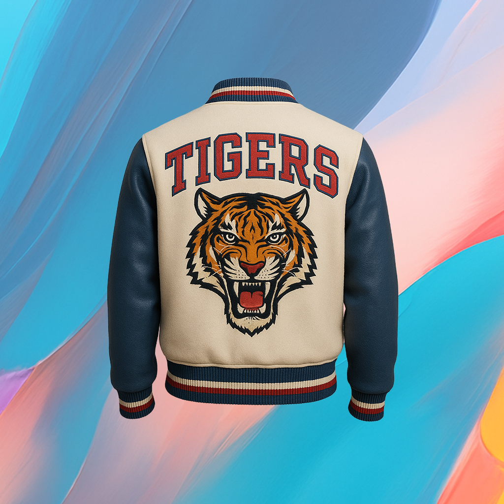 The25x “Rivertown Tigers” Men’s Varsity Jacket - Image 4