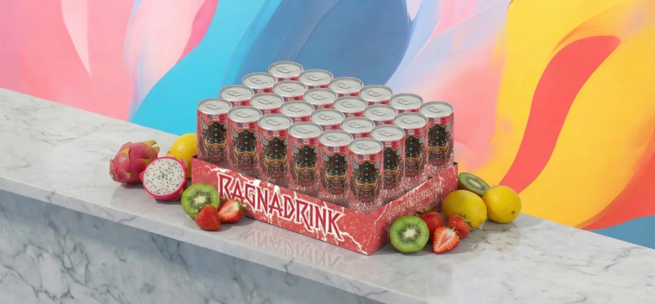 24 canettes Fraise/Kiwi