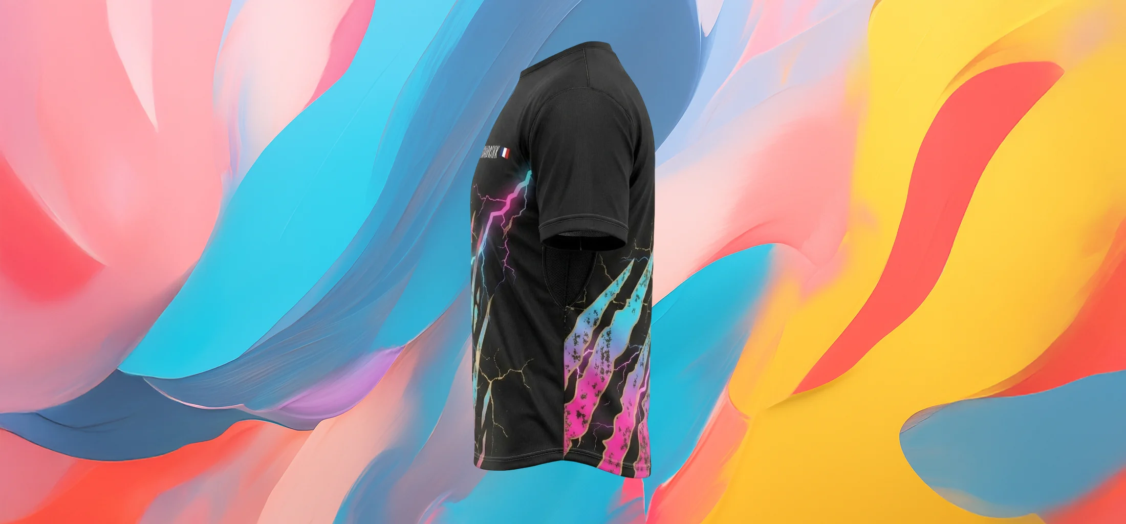 SkoleToon's Neon Graphic Tee Ragna - Image 3
