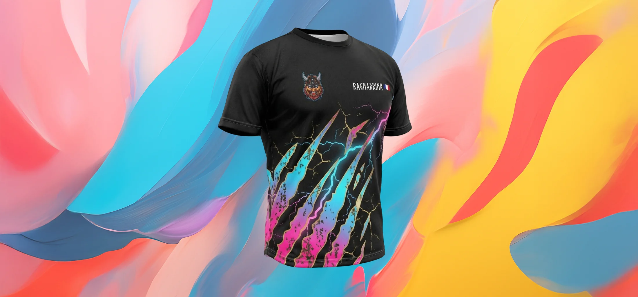SkoleToon's Neon Graphic Tee Ragna - Image 2