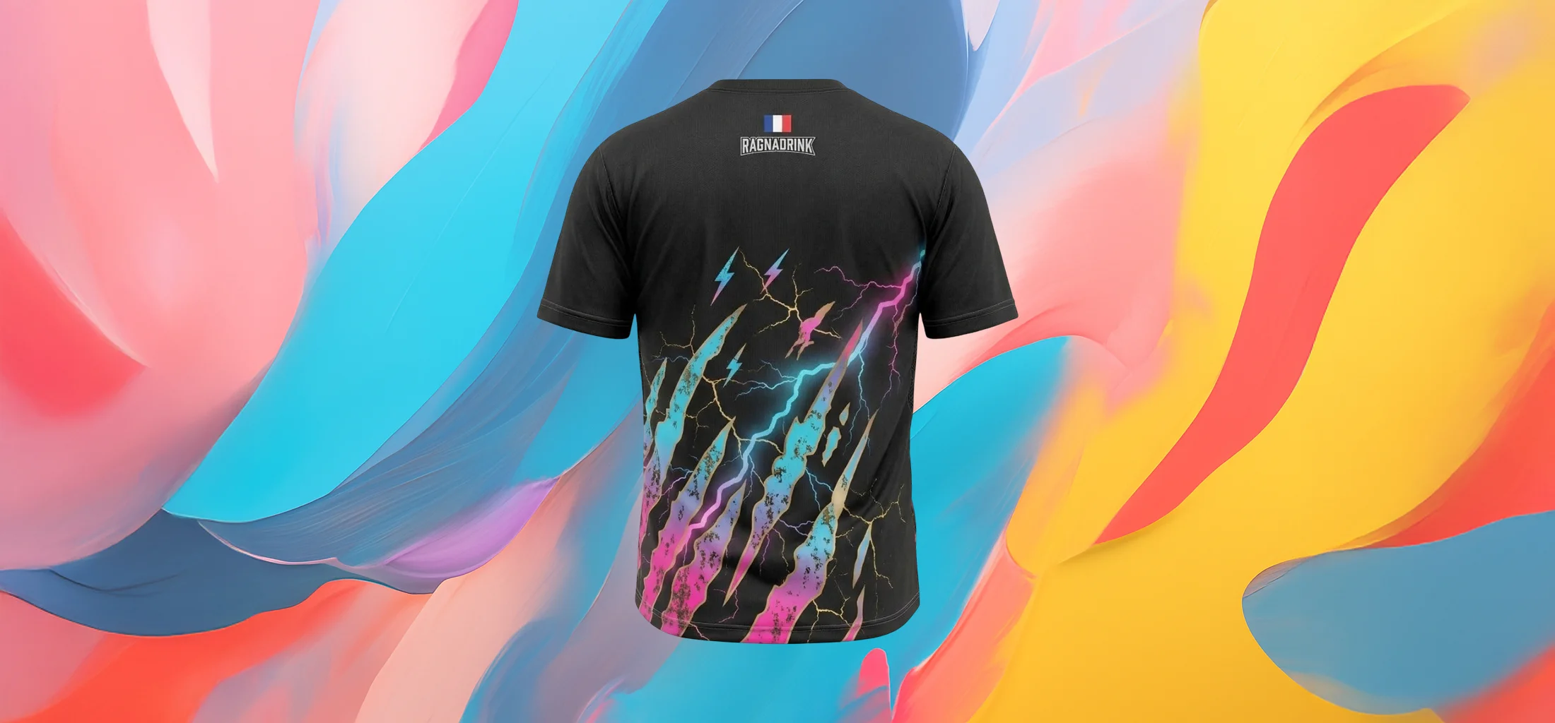 SkoleToon's Neon Graphic Tee Ragna - Image 4
